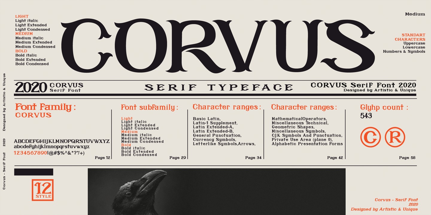 Font Corvus